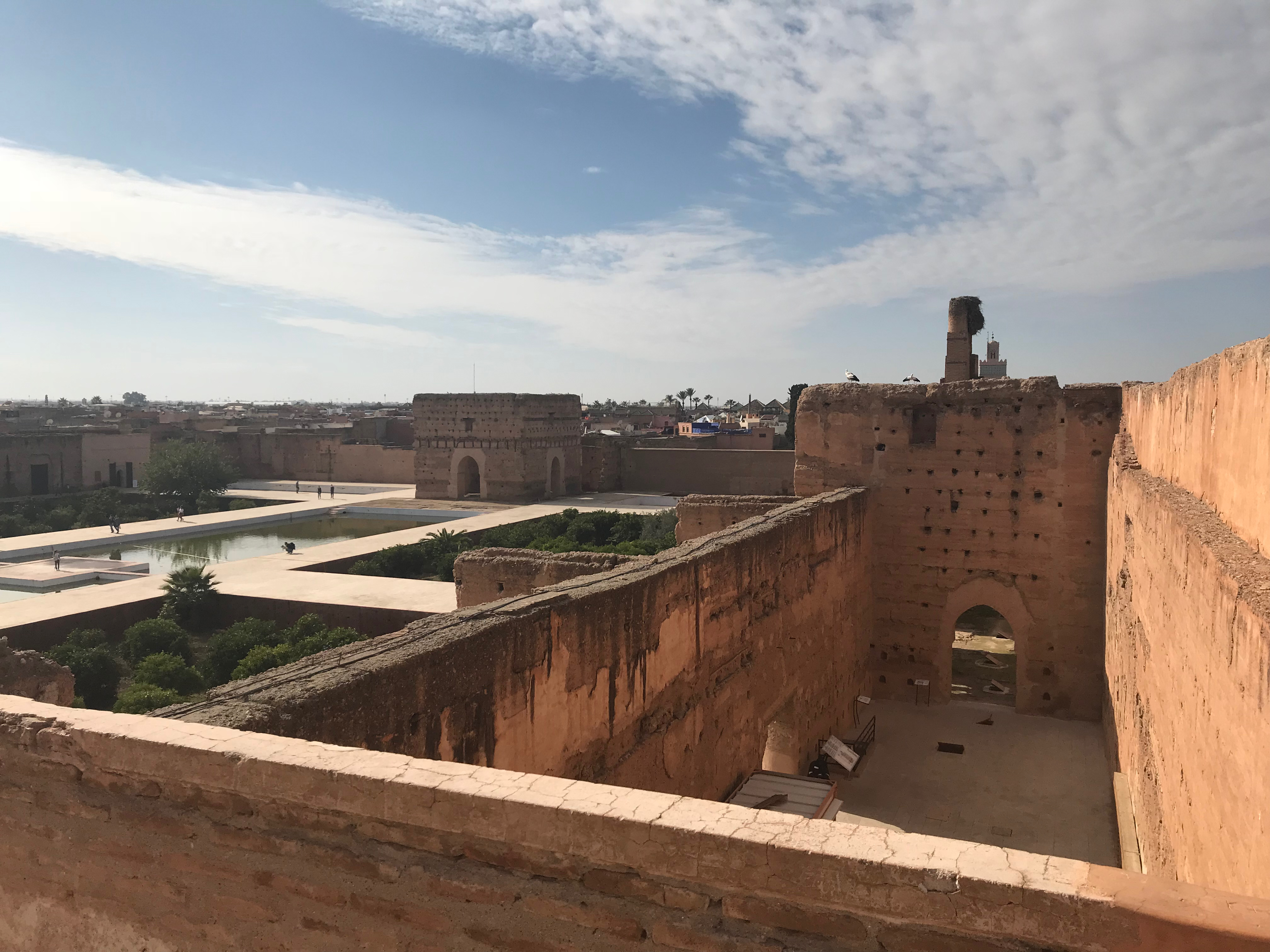 View of the el-Badi Palace