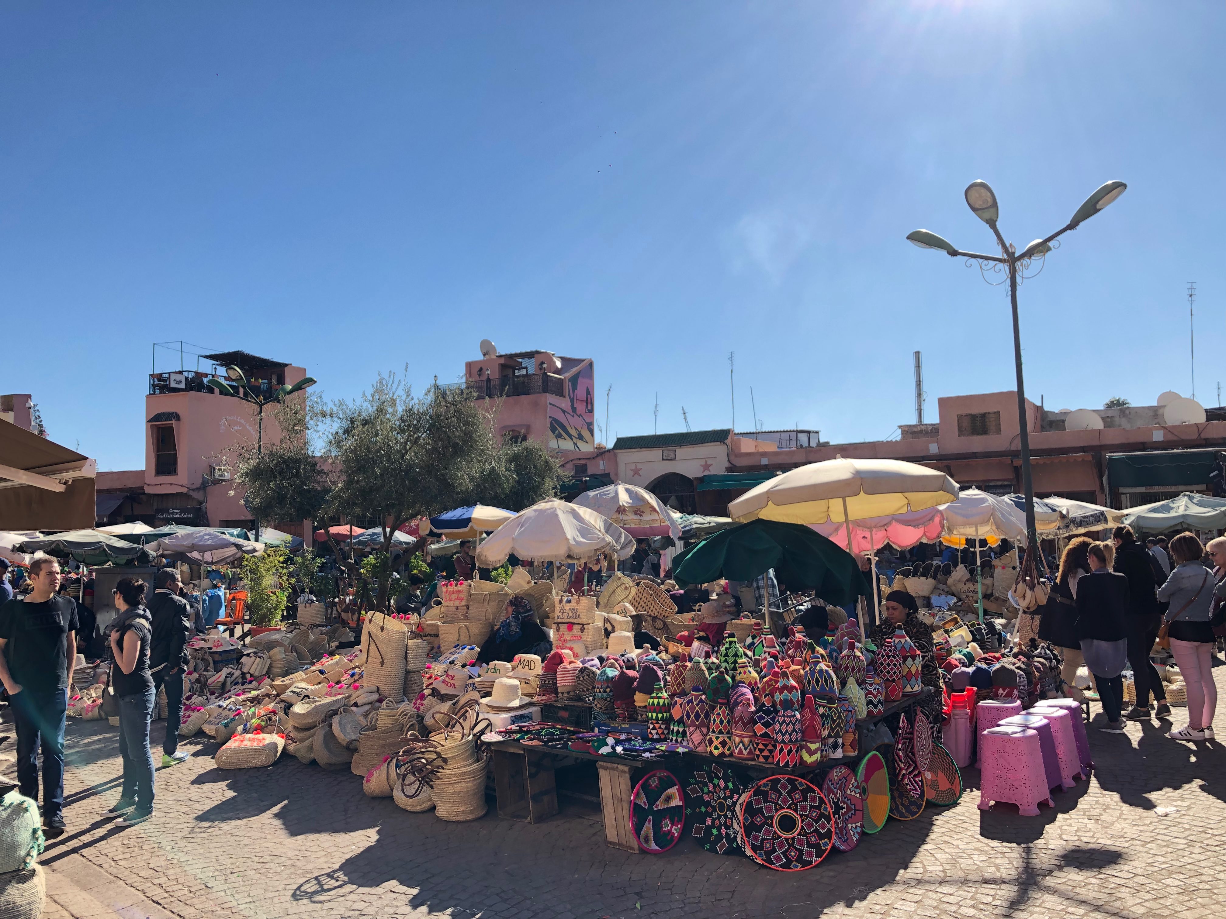 In the souk of Marrakech