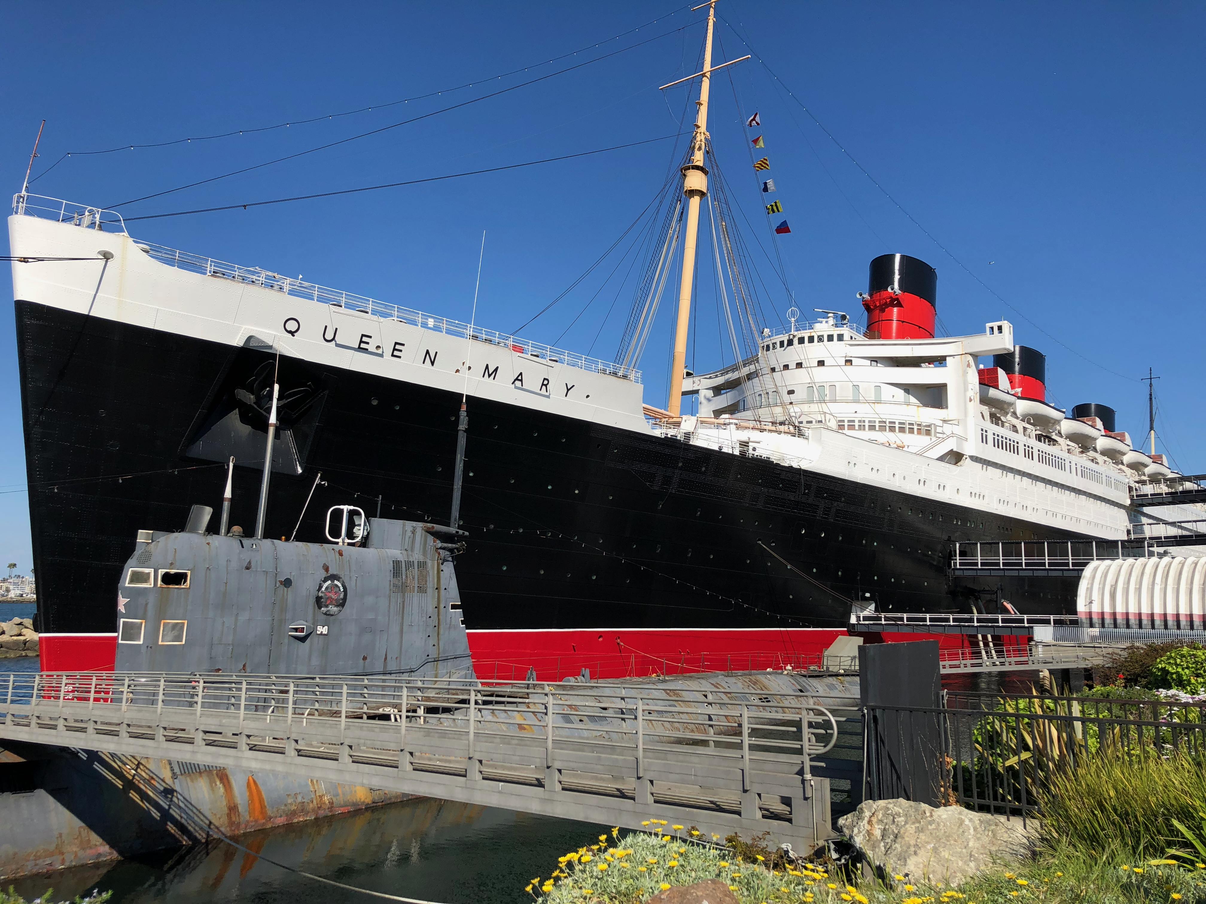 View of the RMS Queen Mary