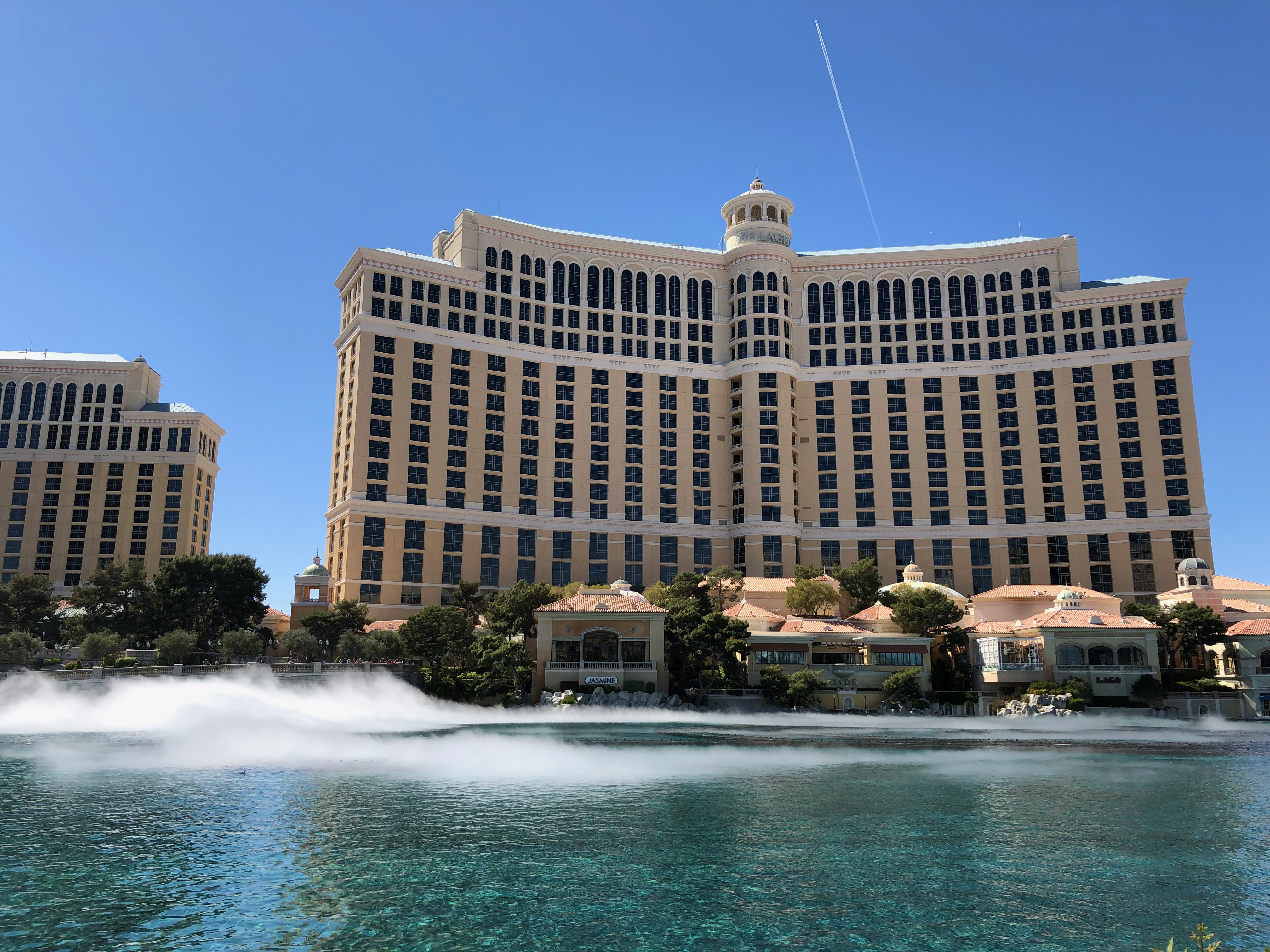 View of the Bellagio Hotel in Las Vegas