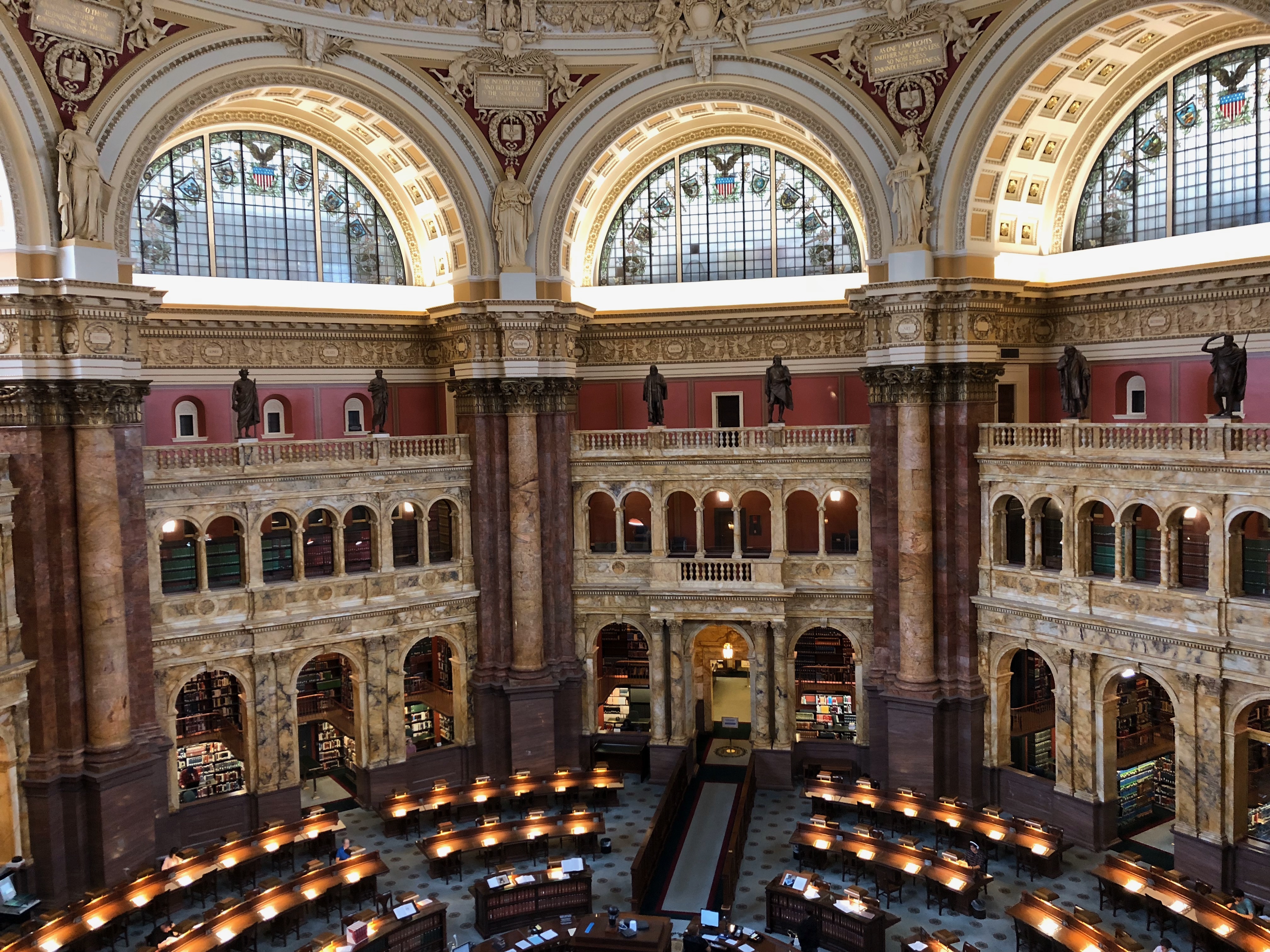 Reading Room of the Library of Congress 