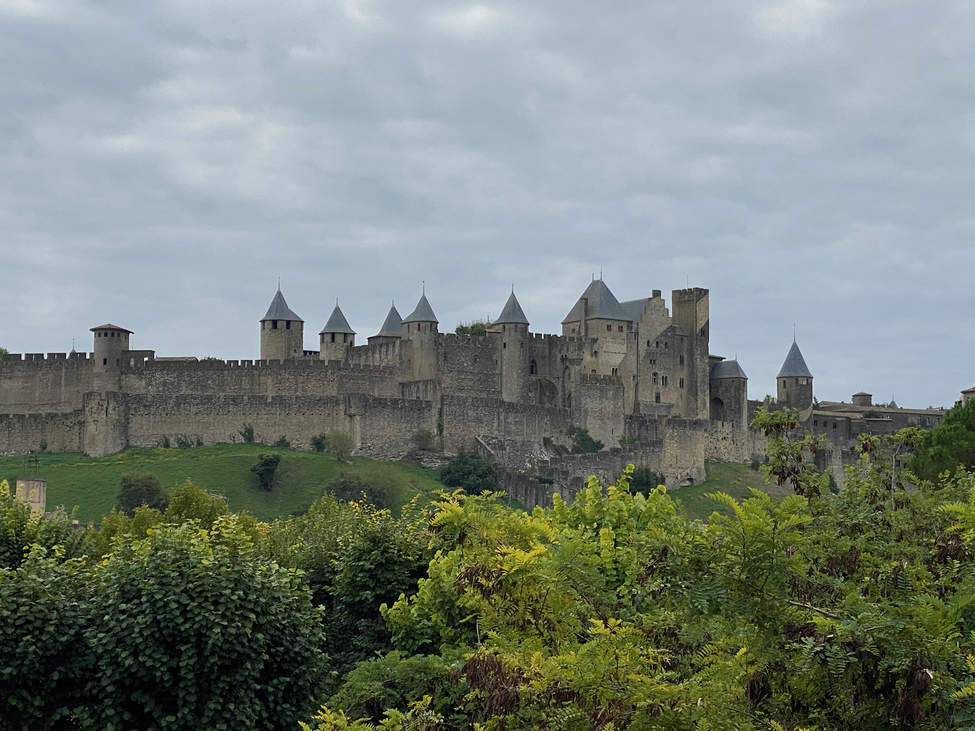 View of the fortress of Carcasonne