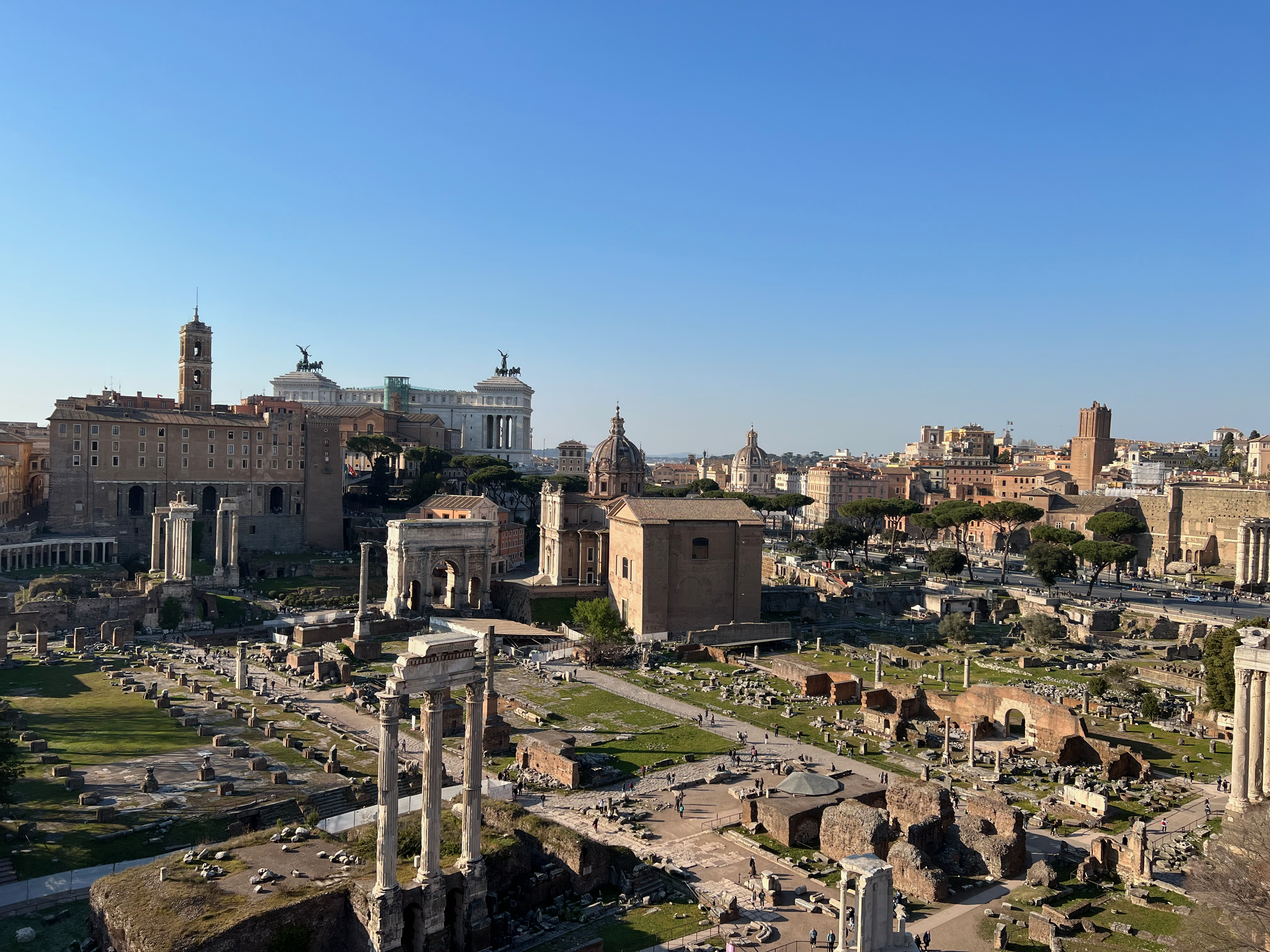 View over the Roman Forum
