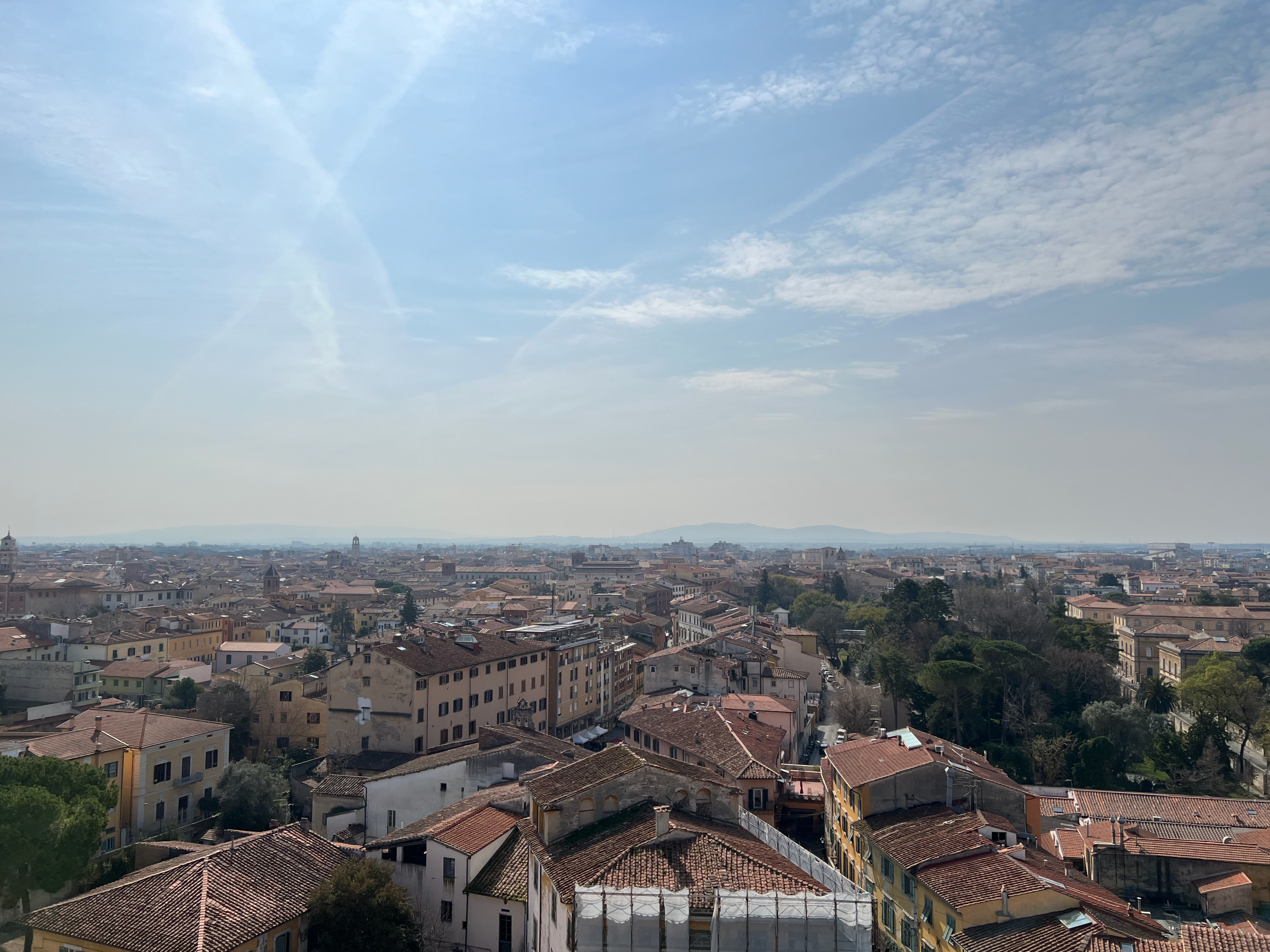 View of Pisa from the Leaning Tower of Pisa