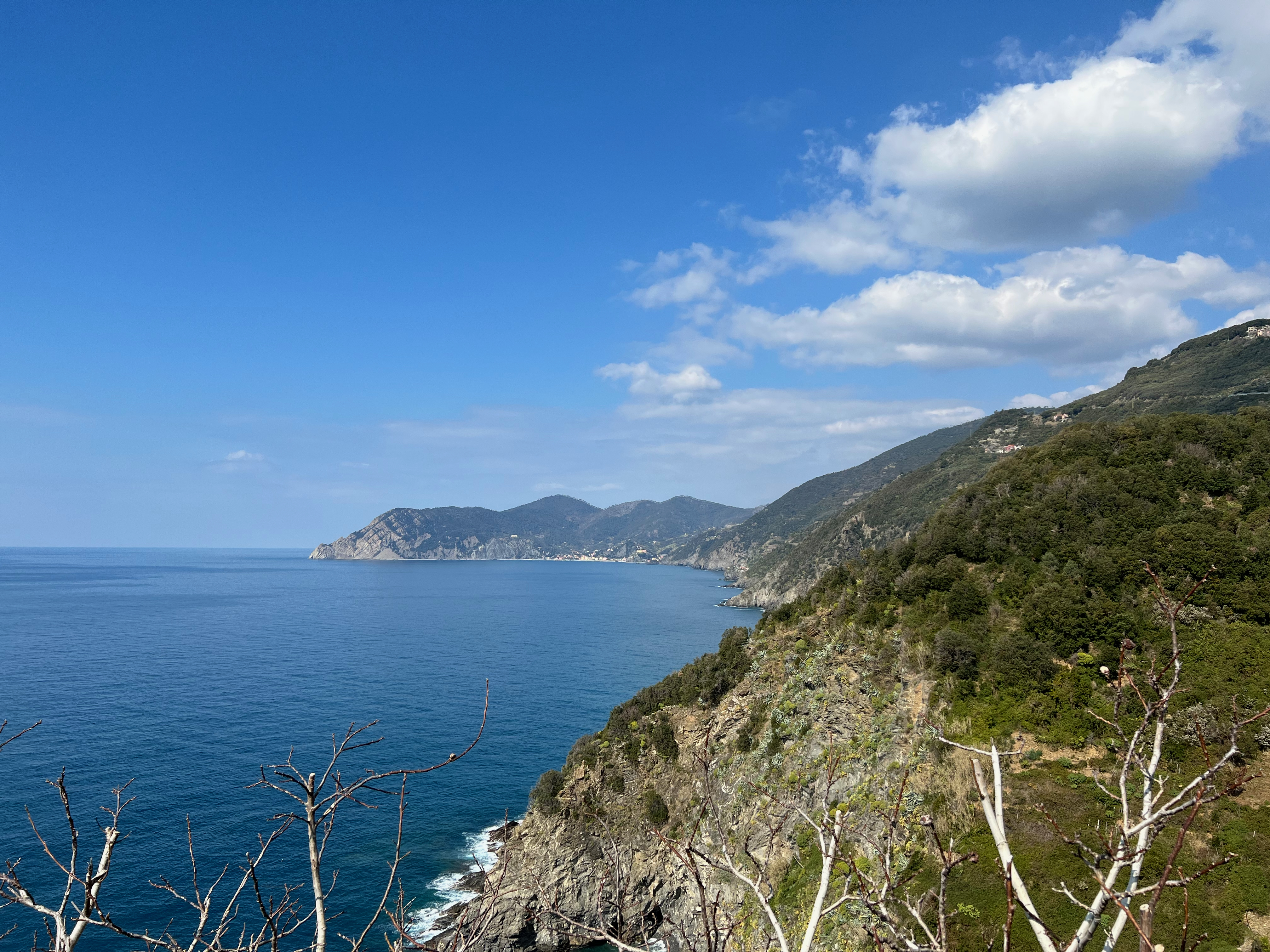 View of the coast from Corniglia