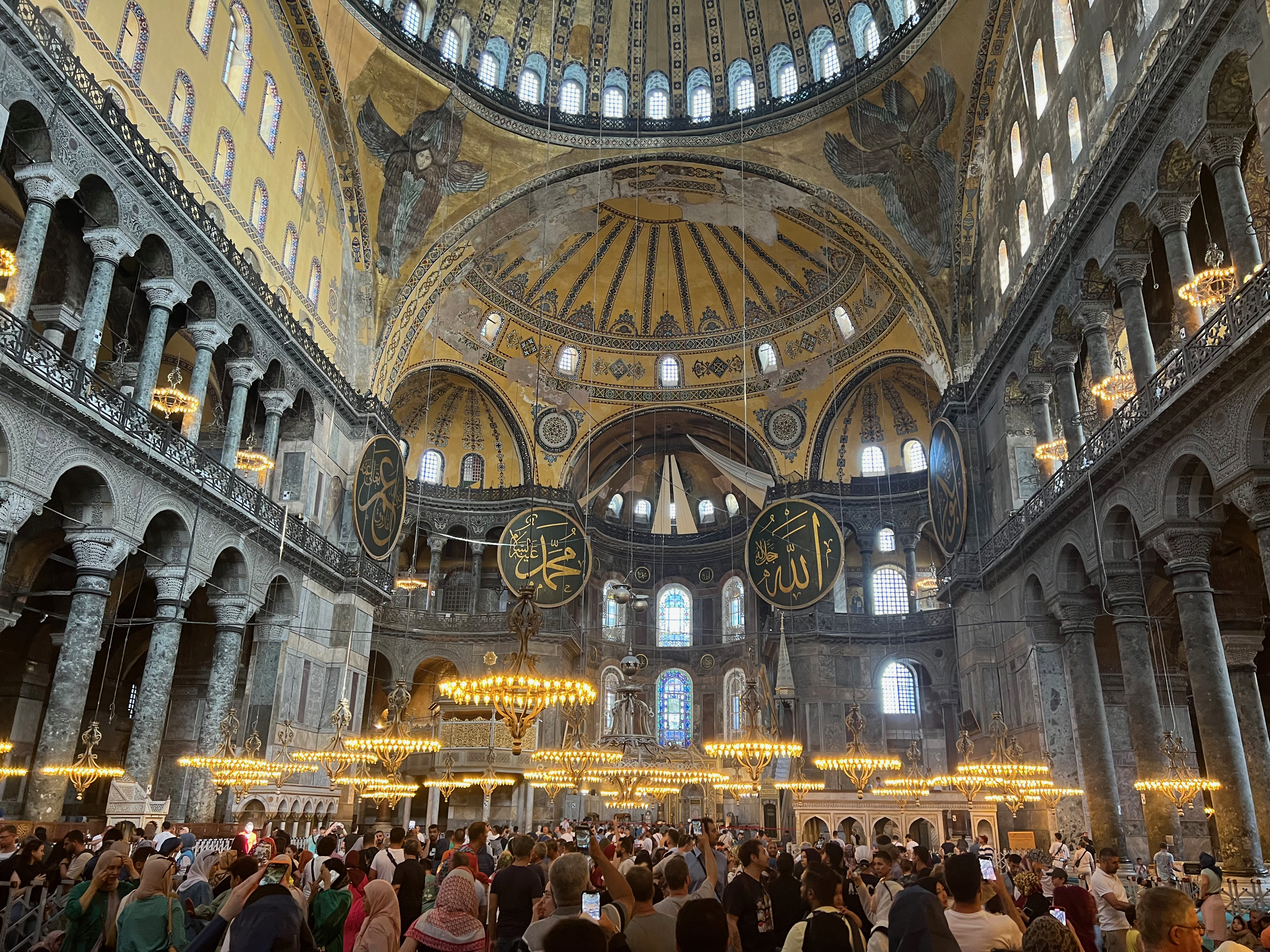 In the Hagia Sophia