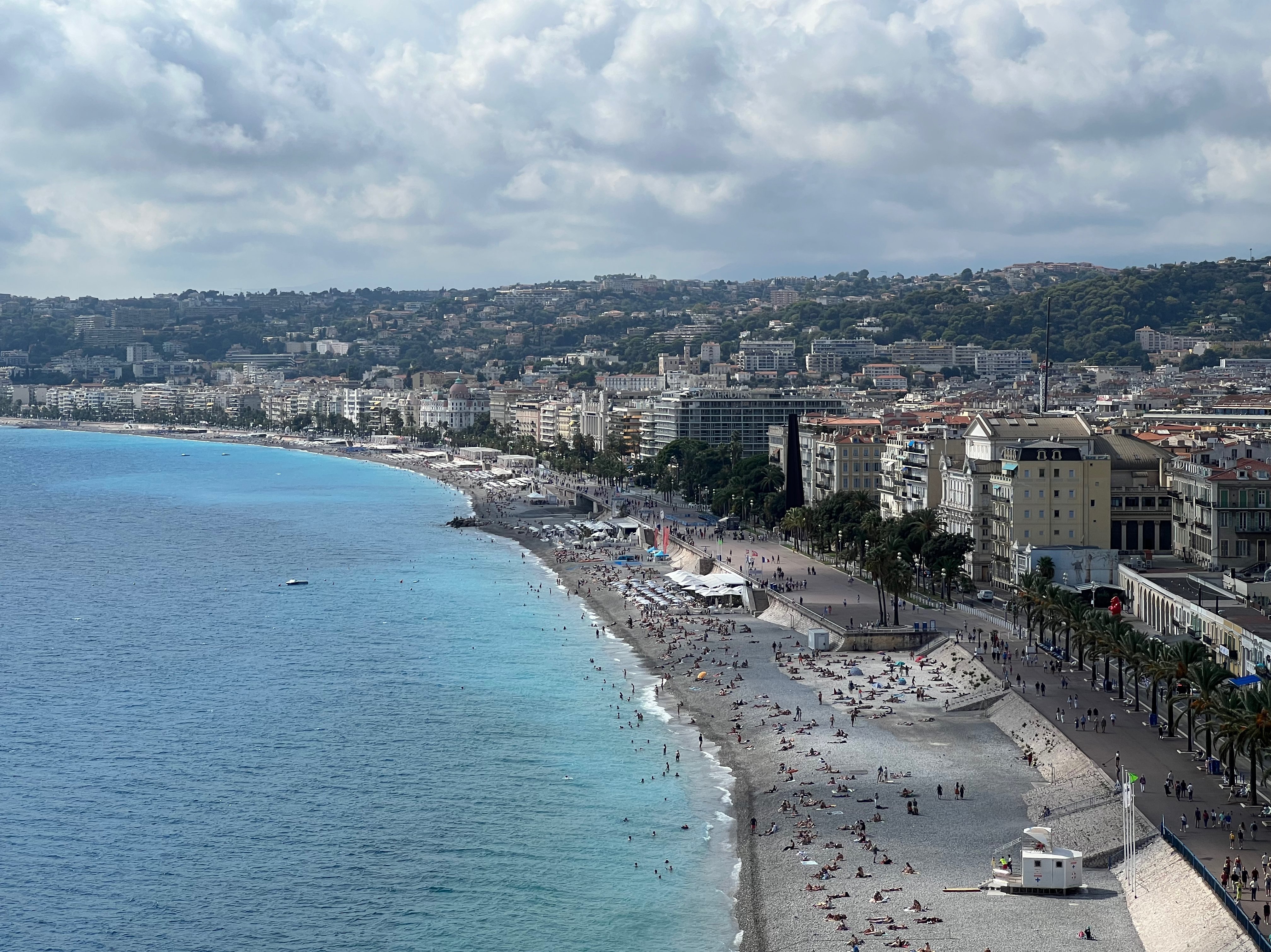 View of the Promenade des Anglais