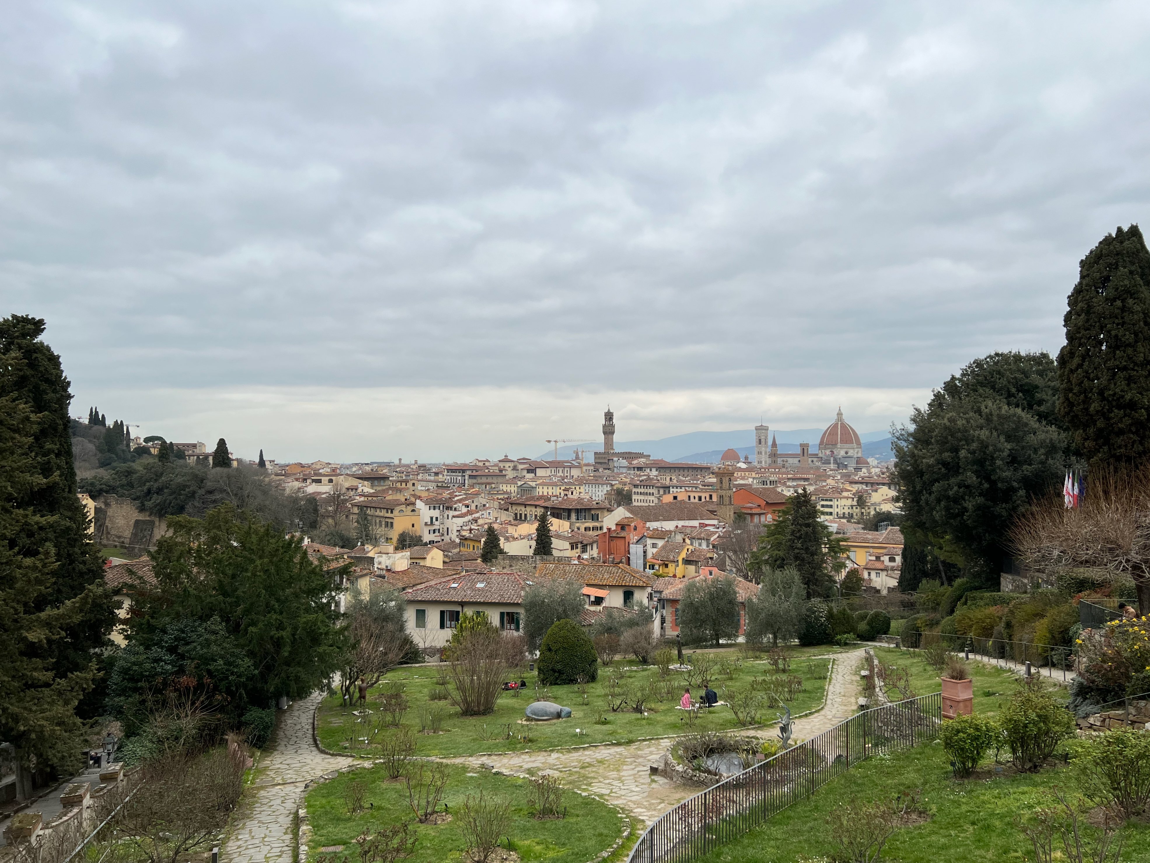 View on the way to Piazzale Michelangelo